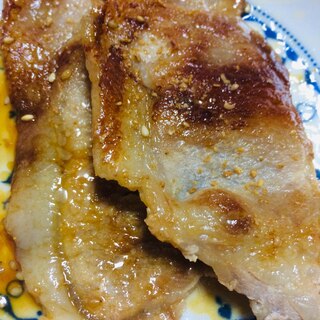 豚ロースのごま風味焼き